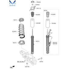 MOBIS REAR SHOCK ABSORBERS FOR KIA STINGER 2017-20